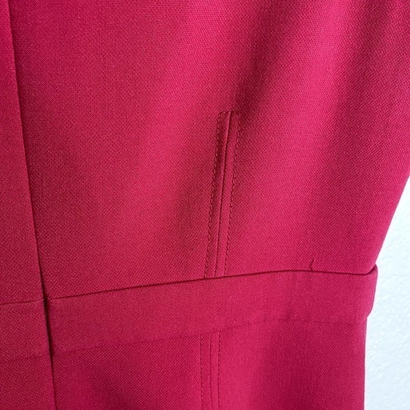 Diane Von Furstenberg DvF Sleeveless Pink Dress Vneck Fucsia Casual Size 6 - Picture 13 of 14